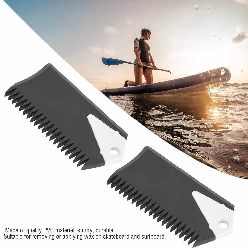 Alomejor Cera Tabla Surf Quita Cera Herramienta Mantenimiento 2 Piezas PVC