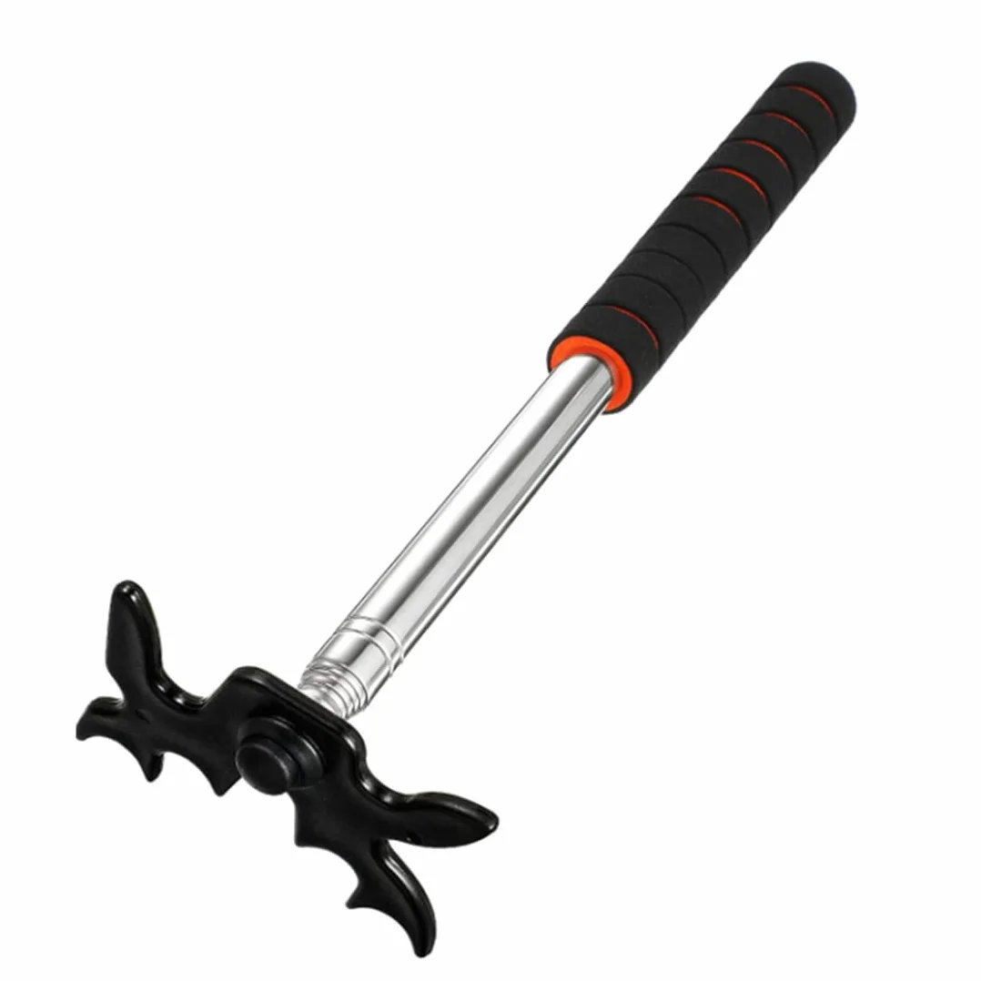 Puente RetráCtil para Tacos de Billar con Cabezal de Puente, Accesorio de Taco de Billar para Mesa de Billar, Cabeza de Puente, Negro