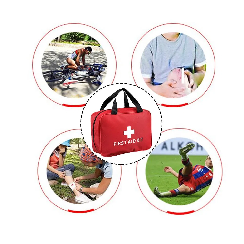 Bolsa De Medicina Portátil, Portátil Bolsa Médica Vacía, Primeros Auxilios Portátil Bolsa, Vacío Botiquín De Primeros Auxilios, Kit De Primeros Auxilios De Viaje Portátil Para Hogar, Camping