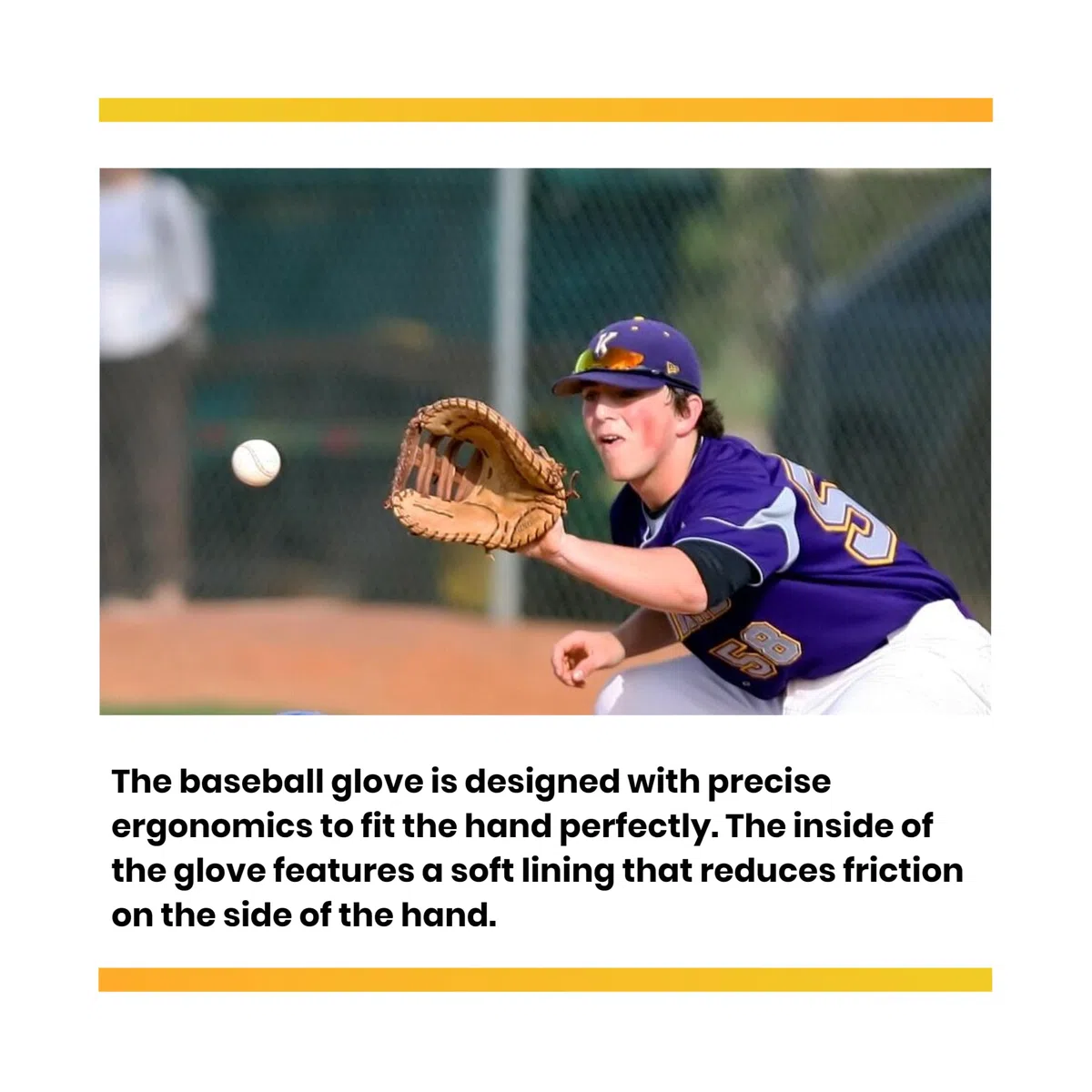 Guante de béisbol ergonómico de piel sintética, guantes de béisbol suaves, guantes de campo profesional, guantes de sóftbol para jóvenes y adultos