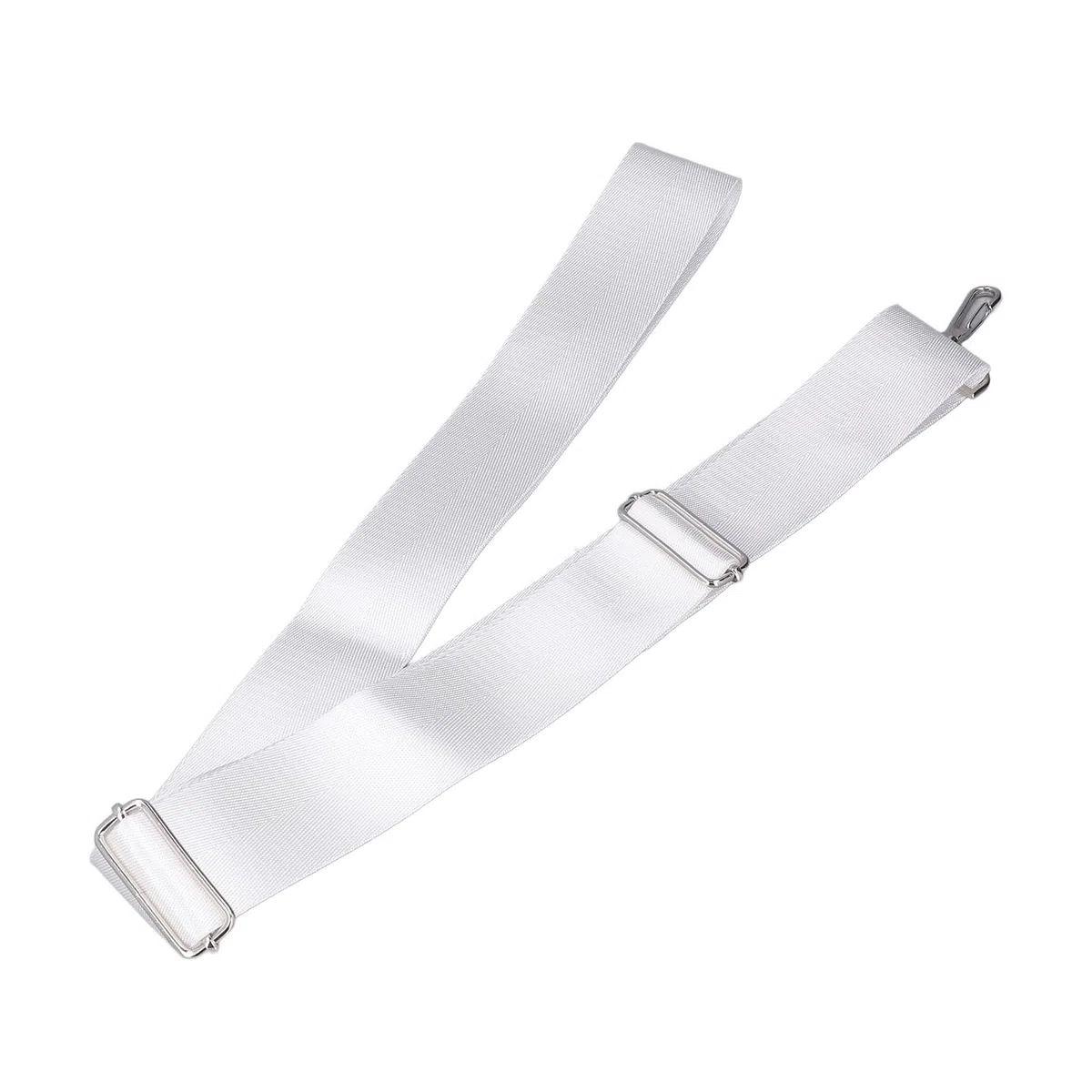 Correa Central de Red de Tenis Altura Ajustable Correas de Red de Tenis Hebilla de Acero Inoxidable Blanco