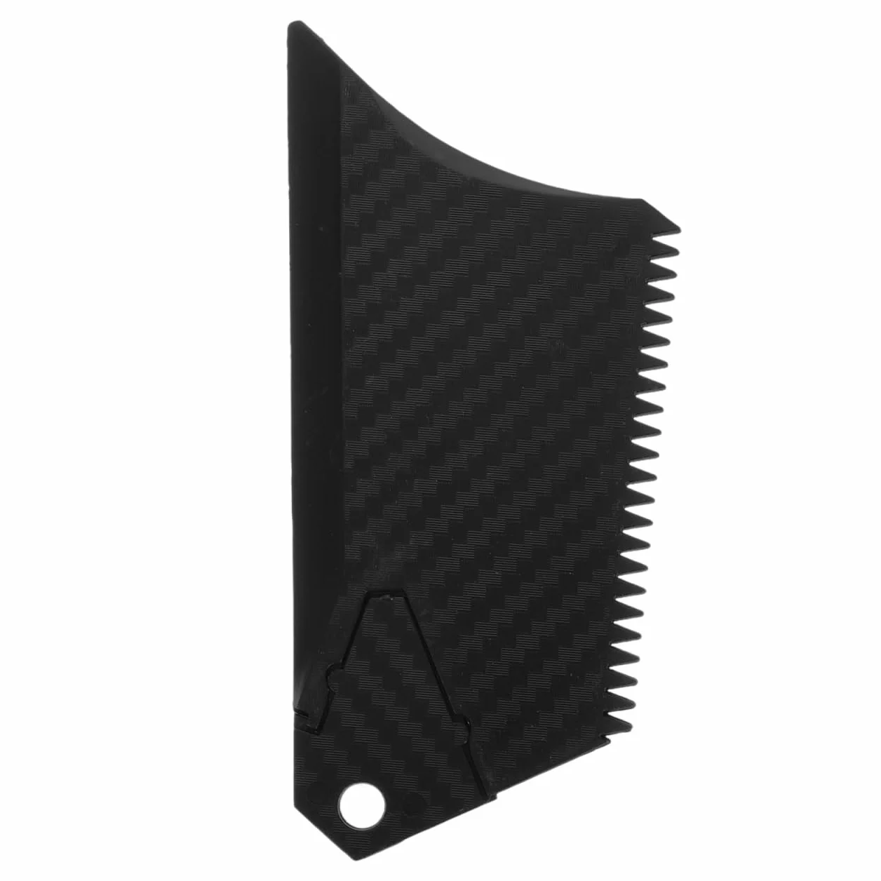 BESTonZON Surfboard Wax Comb 10.6 x 5 cm Carbon Scraper Fin Key Wrench Maintenance Tool