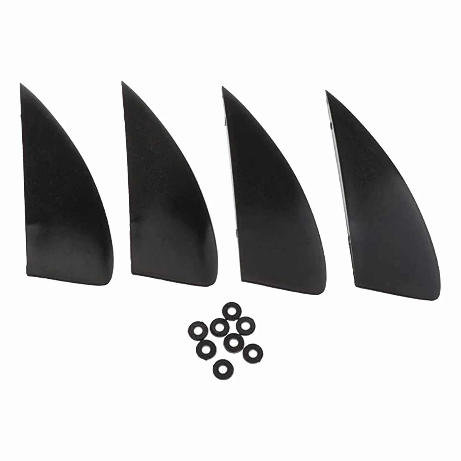 Aletas De Surf 4 Piezas Fly para Tabla De Kitesurf Juego Reforzado Desmontable