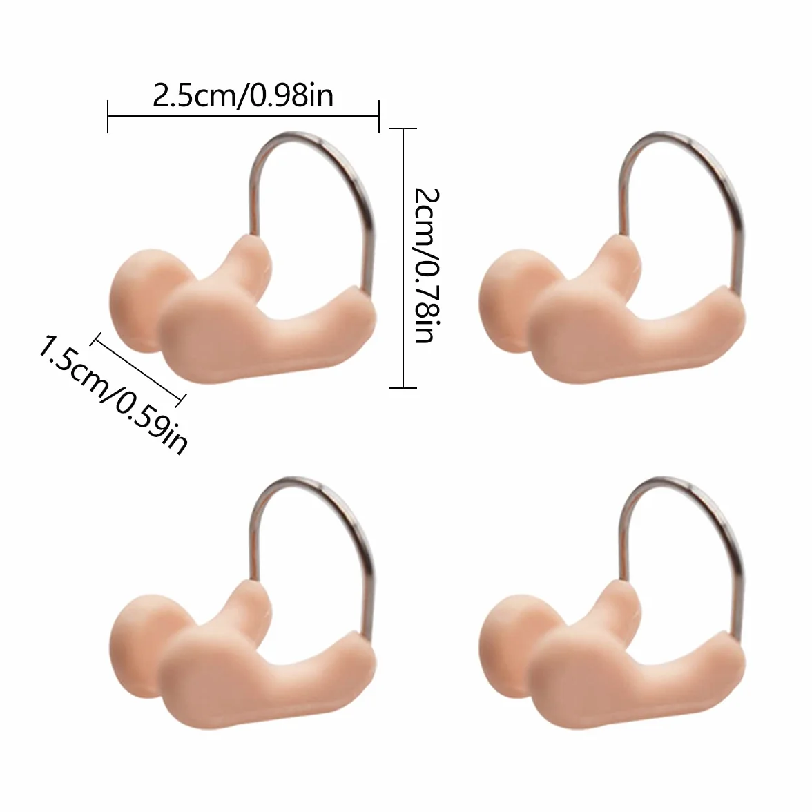 Pinzas para la Nariz, 12 Piezas Pinza de Nariz para Natación Unisex Impermeable Silicona Clip de Nariz Retenedor Fiablepara Pinzas Nariz Natacion para Nadadores de Ocio