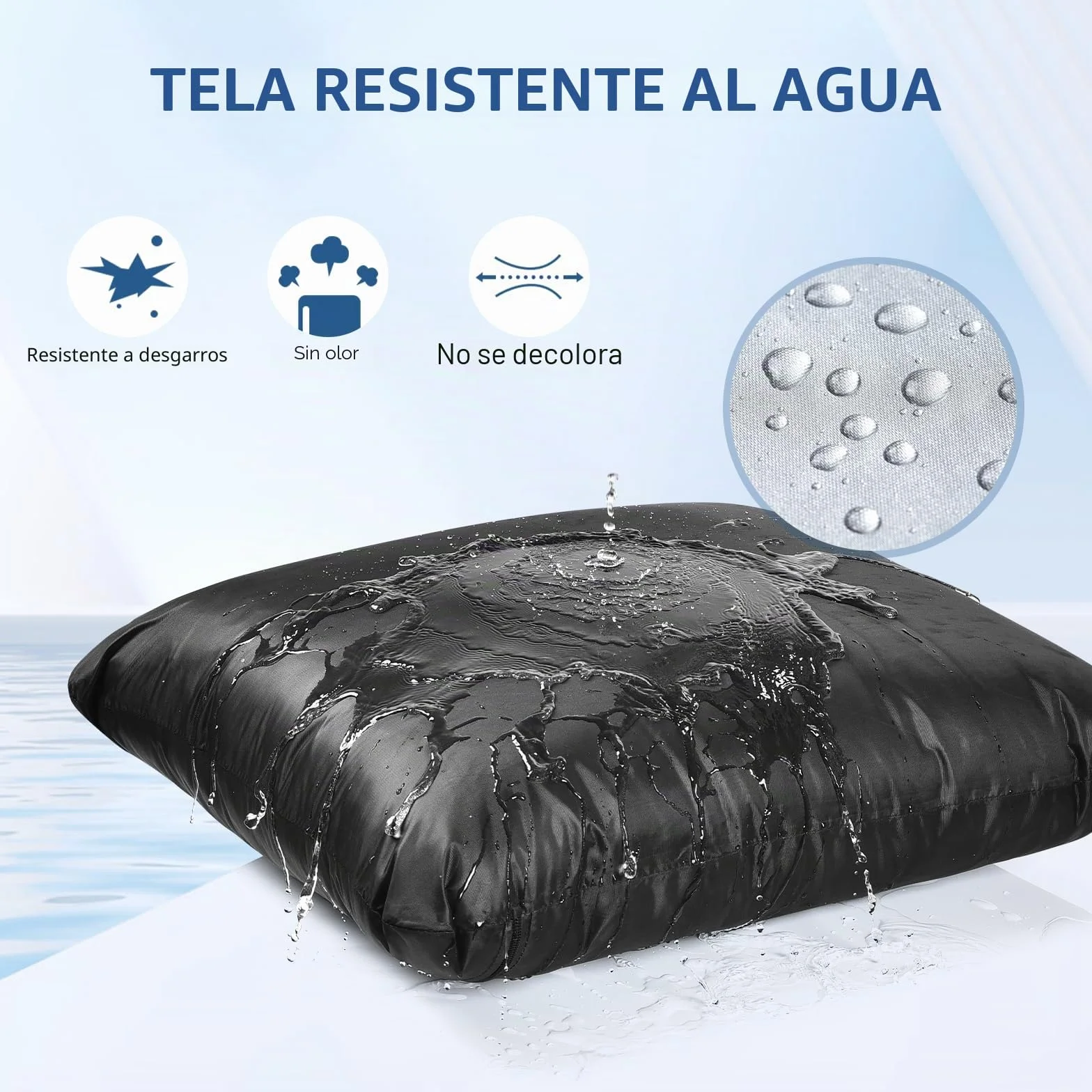 Bolsa Ropa Mojada 50x60CM Reutilizable con Cremallera Impermeable Wet Bag para Viaje Piscina Gimnasio