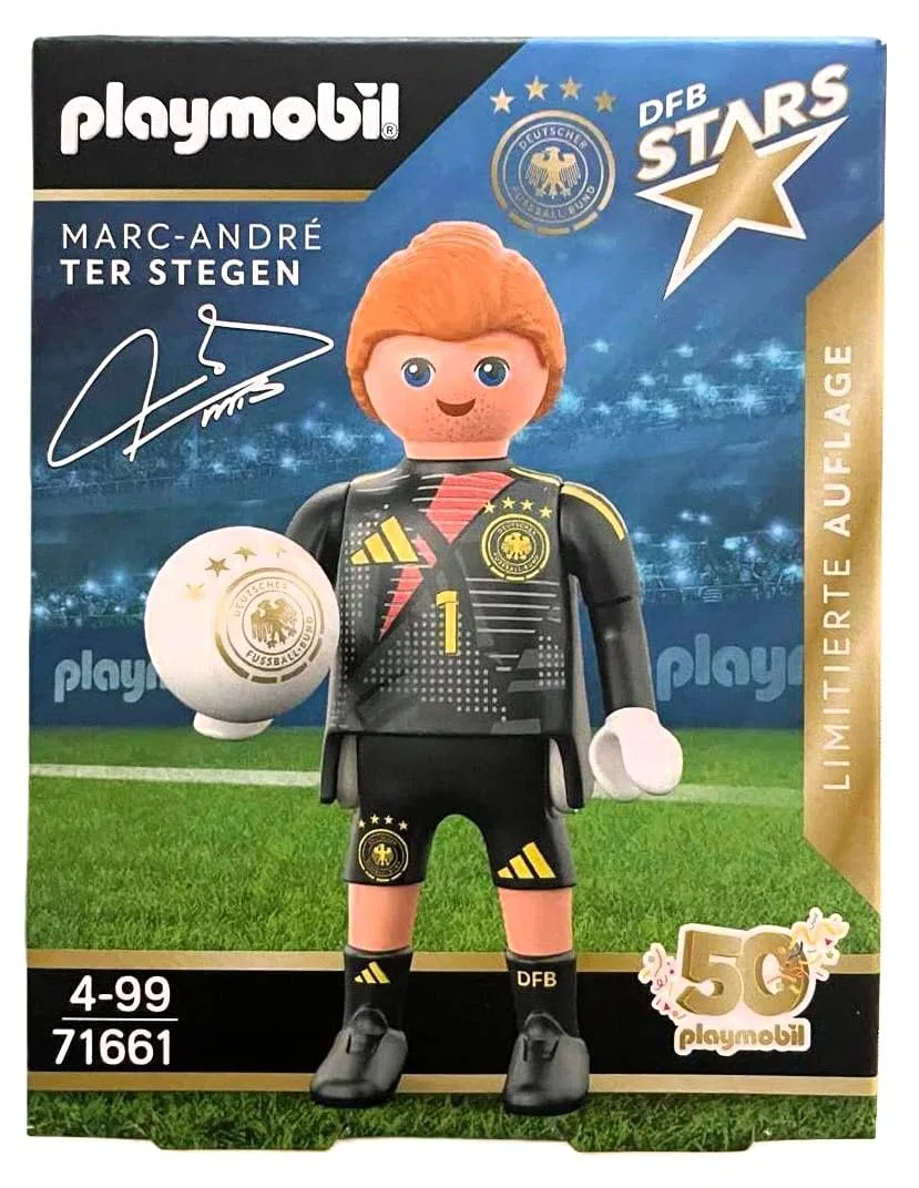 PLAYMOBIL Figuras de jugador de DFB Stars para elegir, edición limitada para la EM 2024 (71661 - Marc-André TER Stegen)