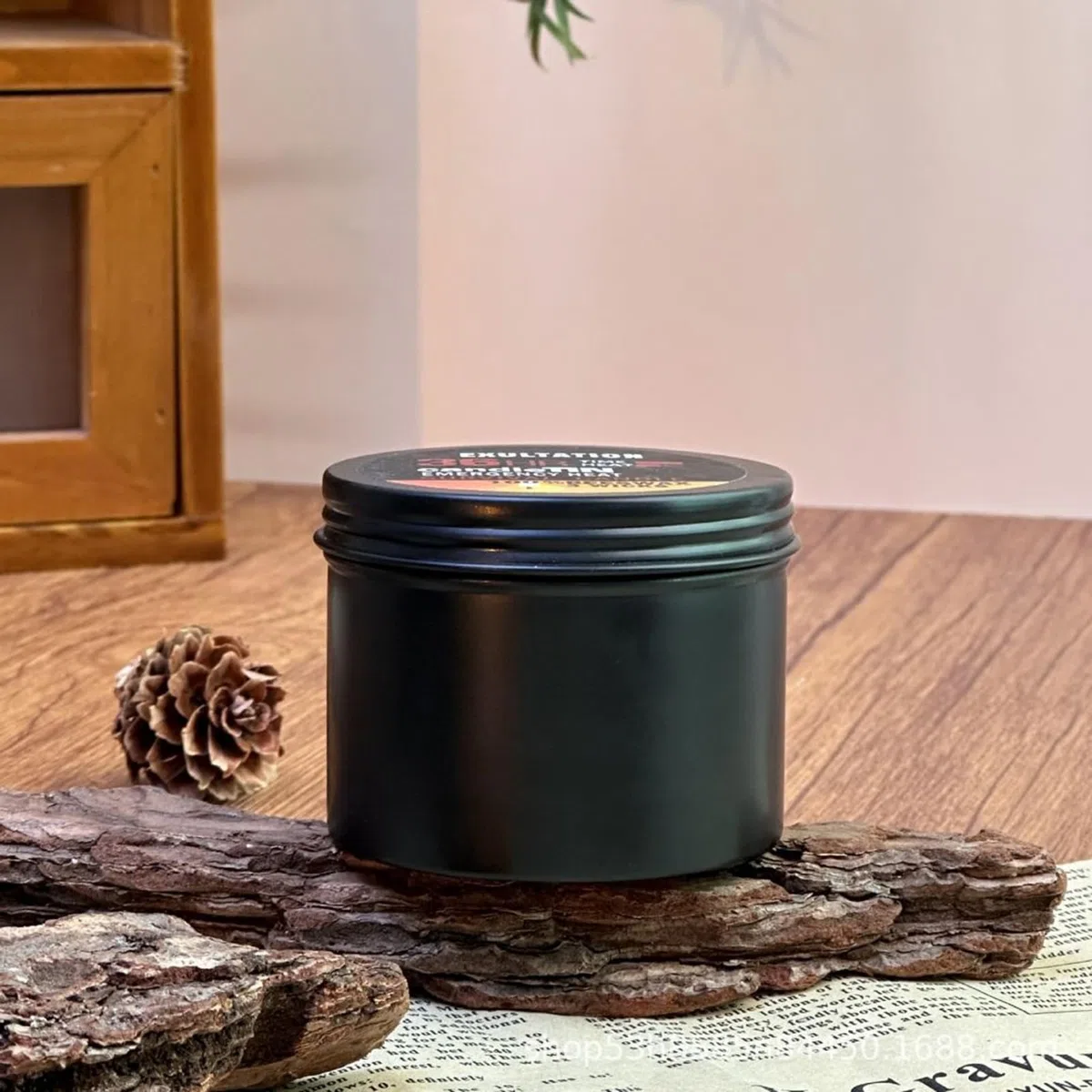 Tarro Candle - Suministro De Luz Táctica, Antorcha Extendida, Instrumento De Llama Resistente A La intemperie | De Parafina En Llamas Limpia, Estructura De Contenedor De Fiable P