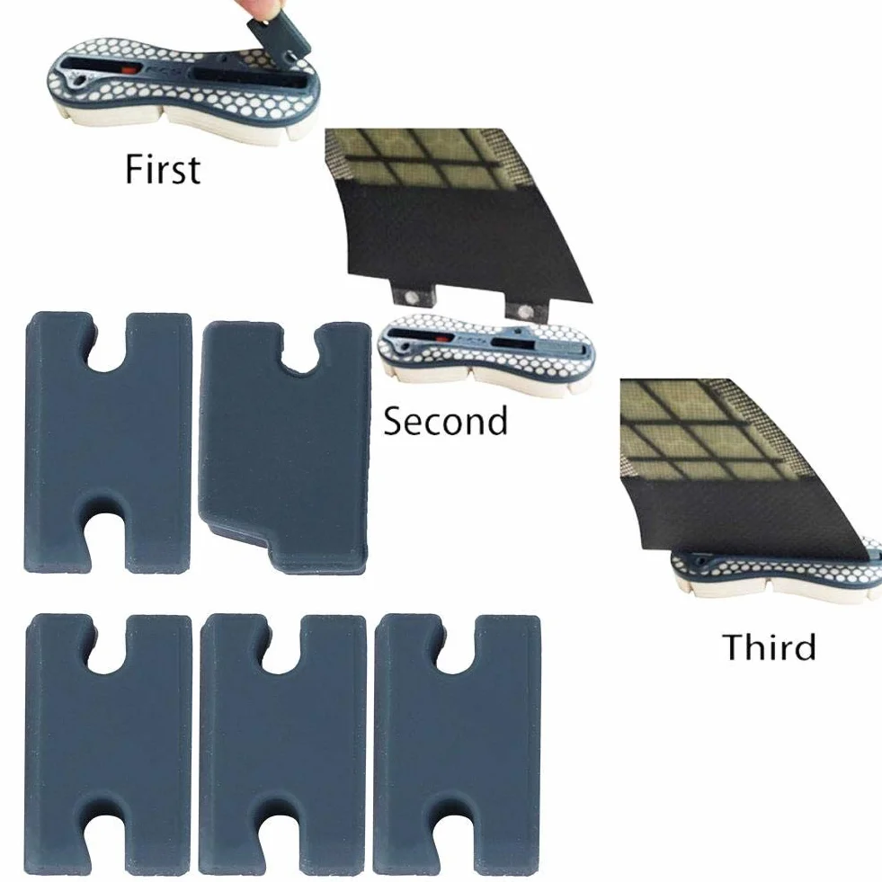 Kit de compatibilidad de aleta de PVC FCS 2 para tabla de surf, ajustador de timón