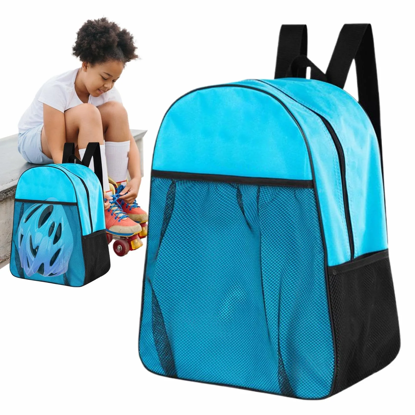 Mochila Para Almacenamiento De Patines 35x17x43cm Resistente A La Intemperie Ajustable