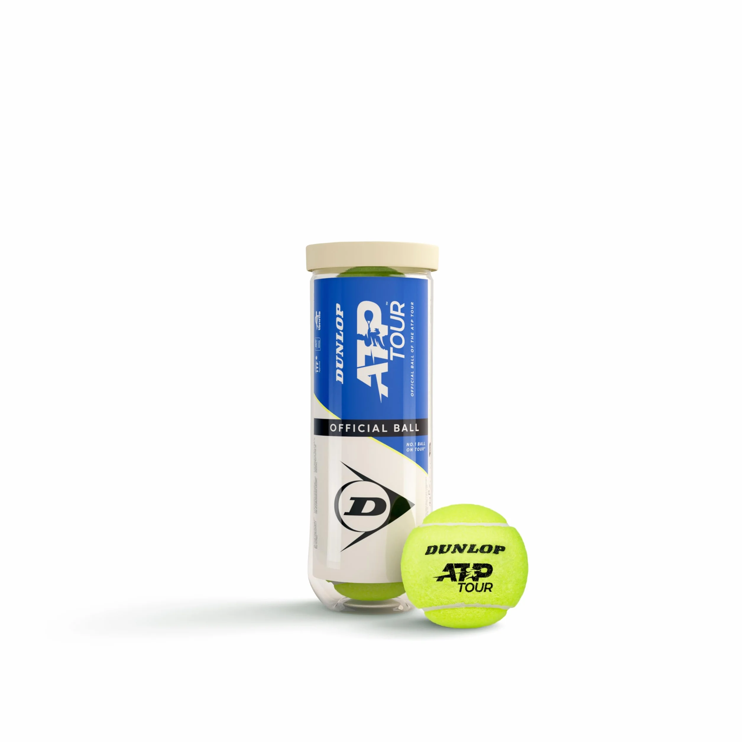 Dunlop Pelota de Tenis ATP Tour 3 Pelotas Paquete