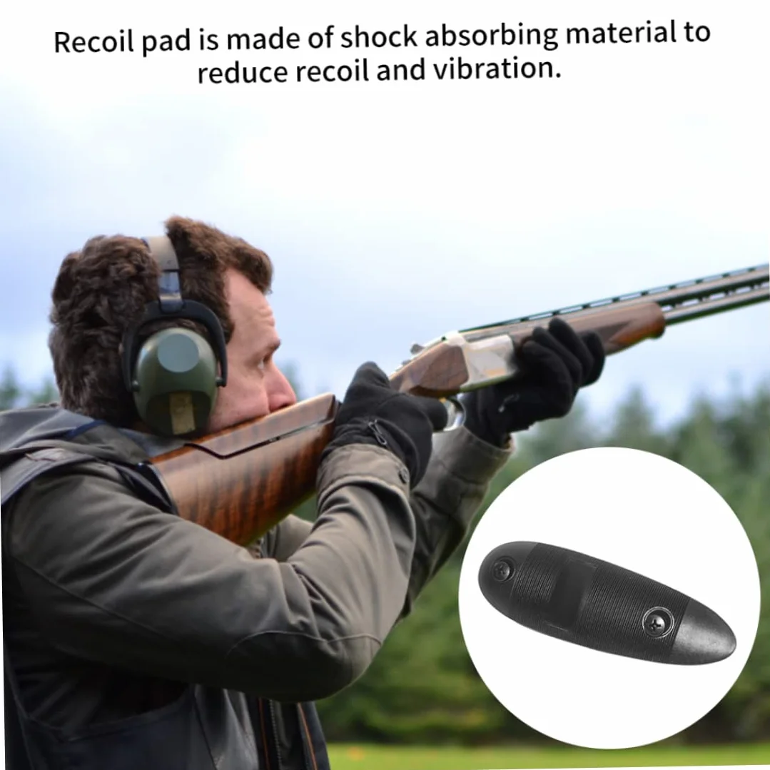 Capa de retroceso almohadilla de combate almohadilla de culo retroceso protector de culo absorbente de goma almohadilla de retroceso antideslizante de choque protector al pad buttstock suministros