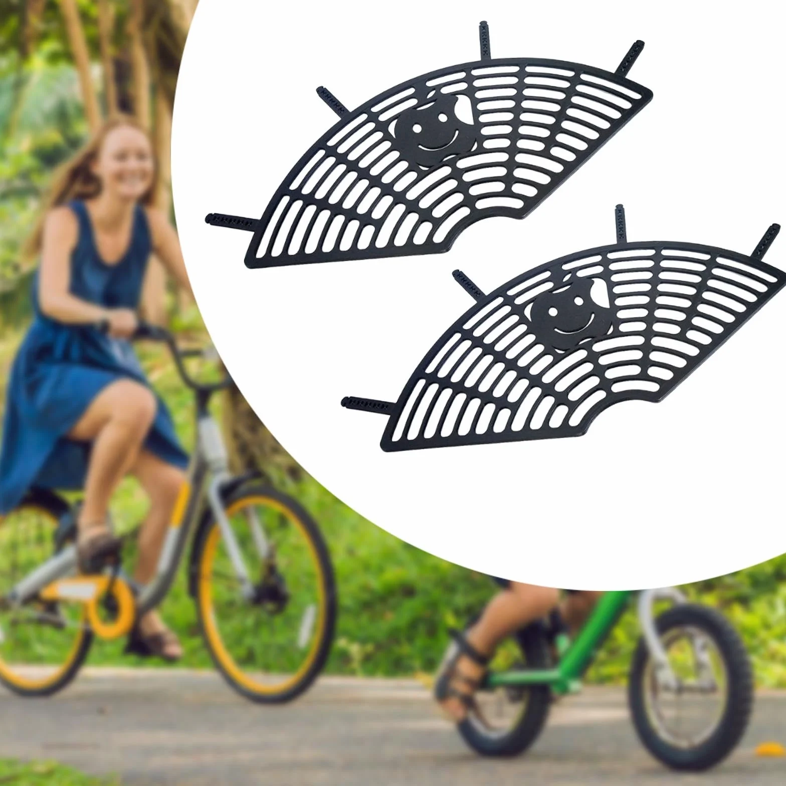 Bicicleta Protector Barra Trasera Asiento Rueda