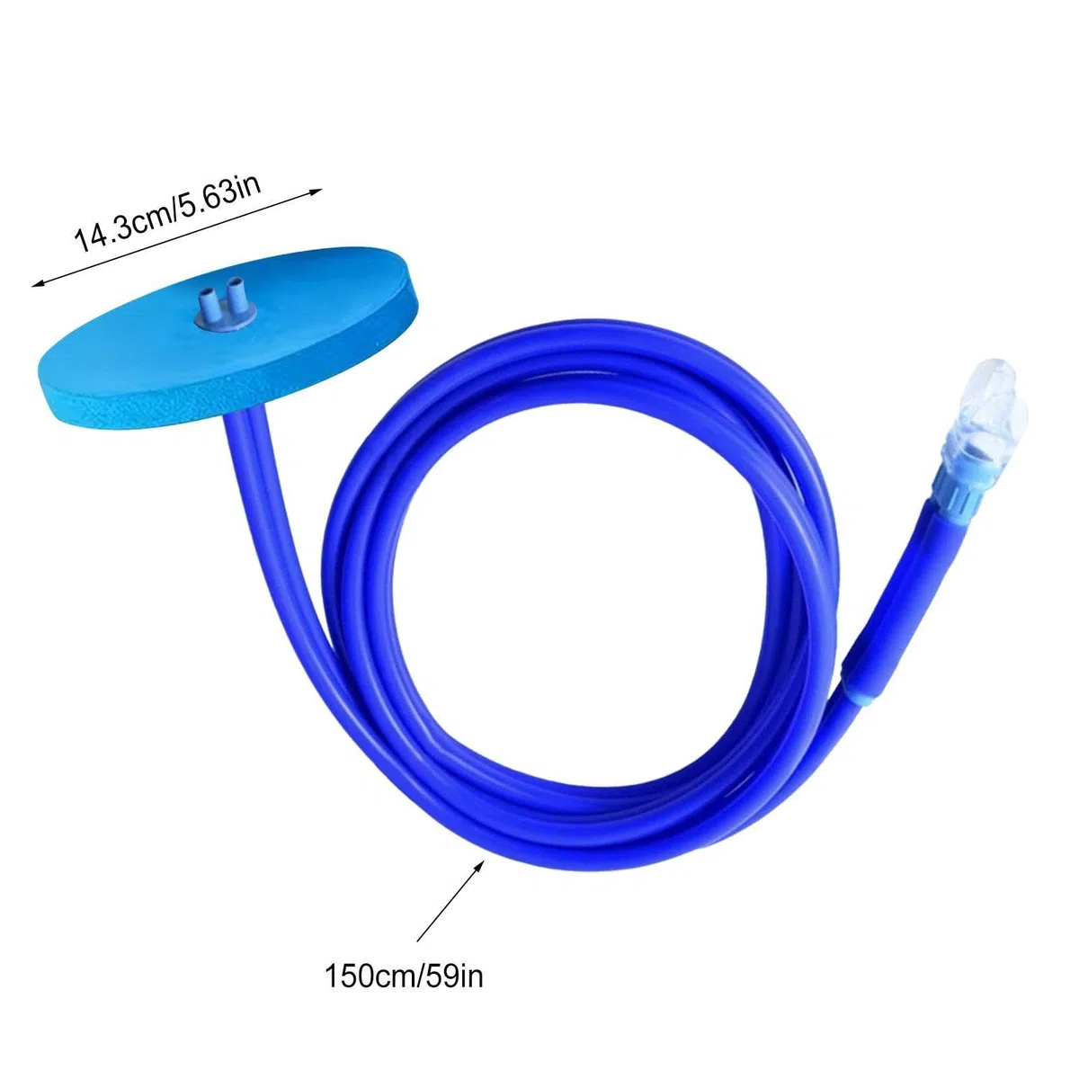 Genérico Tubo Snorkel Totalmente Seco | Snorkel Extendido Cómodo - Tubo De Respiración Subacuático | para Hombre Adulto Joven Adolescente Principiante Apnea Buceo Deportes Acuáticos Subacuáticos