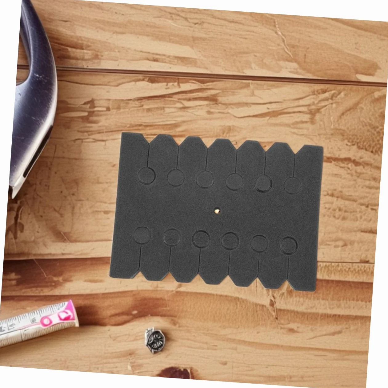 Soporte para Portaflechas de Espuma Negra Rectangular Multifuncional, Paquete de 6 Unidades