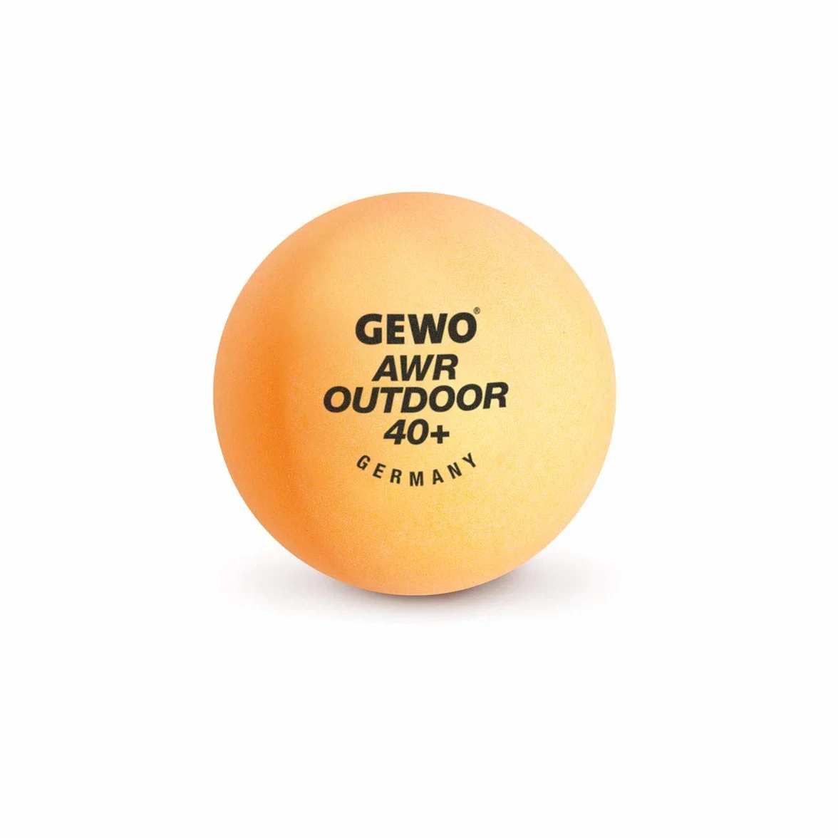 GEWO AWR Outdoor 40+ Pelotas de Ping Pong de Mesa para Exteriores, Impermeable, 40mm, 6 Unidades