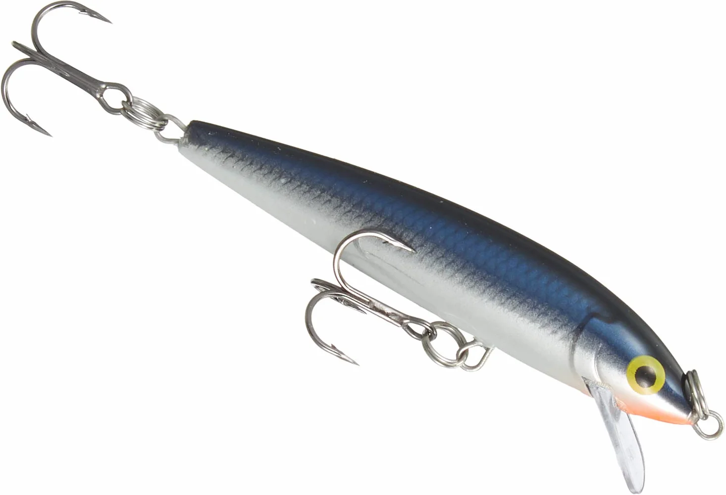 Rapala - Señuelo de Pesca Husky Jerk - Material de Pesca con Cuerpo de Densidad Neutra - Señuelo Pesca de Agua Dulce - Profundidad de Nado 1,2-1,8m - 8cm/6g - Hecho en Estonia - Silver