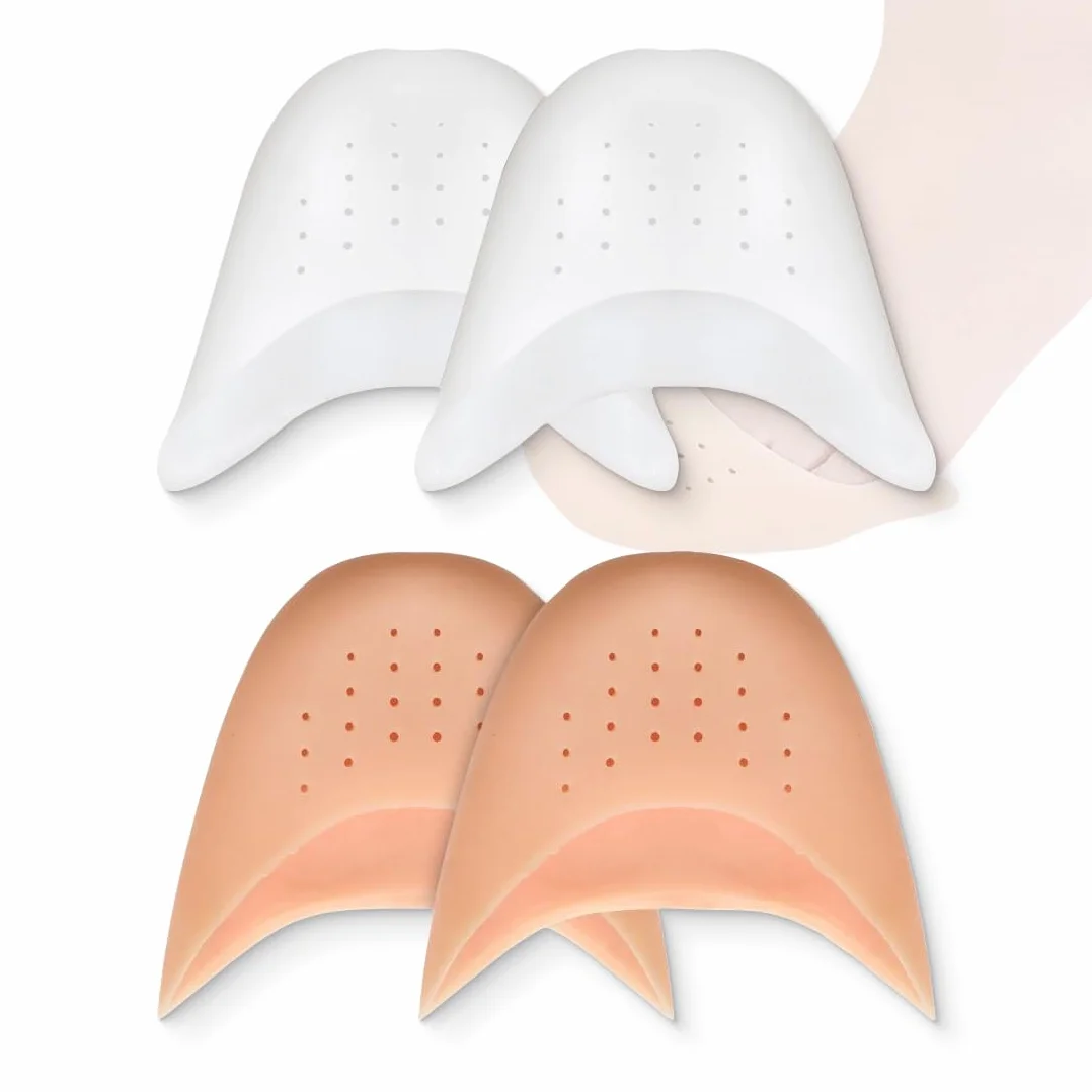 Puntera para Zapatos de Punta Protectores de Silicona para Ballet Antideslizantes Protector Dedos Pies Mujeres Niñas