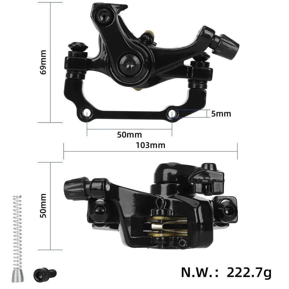 KUKIRIN G2 Muelle de pinza de freno para scooter eléctrico freno de disco aleación de aluminio delantera trasera