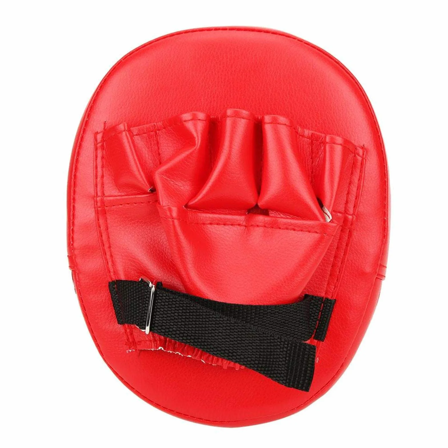 Guante de Boxeo Almohadilla de Mano Focus Punch Pad Kick Palm Pad Entrenamiento Sanda Taekwondo Rojo