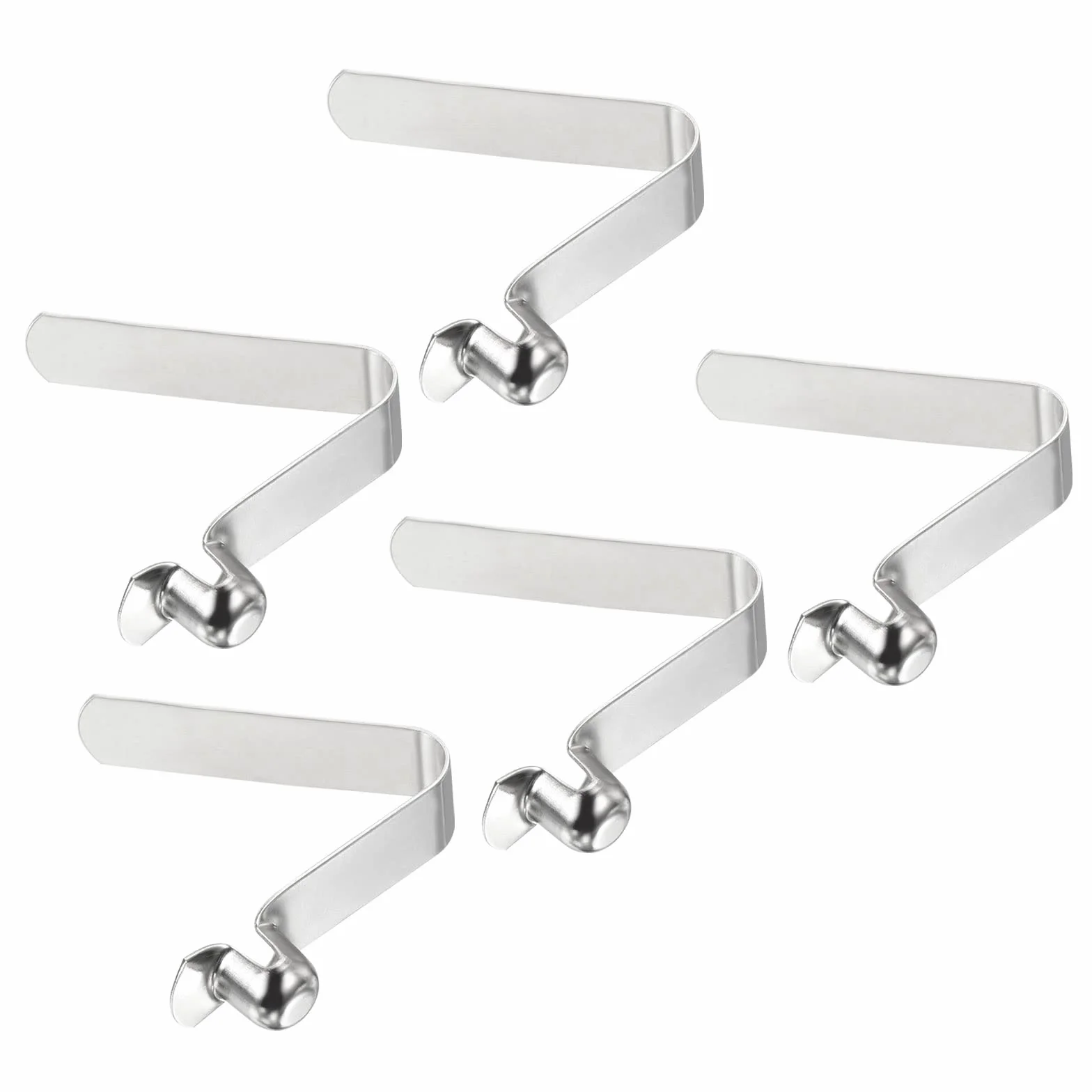 PATIKIL 8,3x8mm Kayak Remo Broches, 5 Paquetes Palo Pulsador Botón Resorte Clips Acero Hueco para Camping Toldo