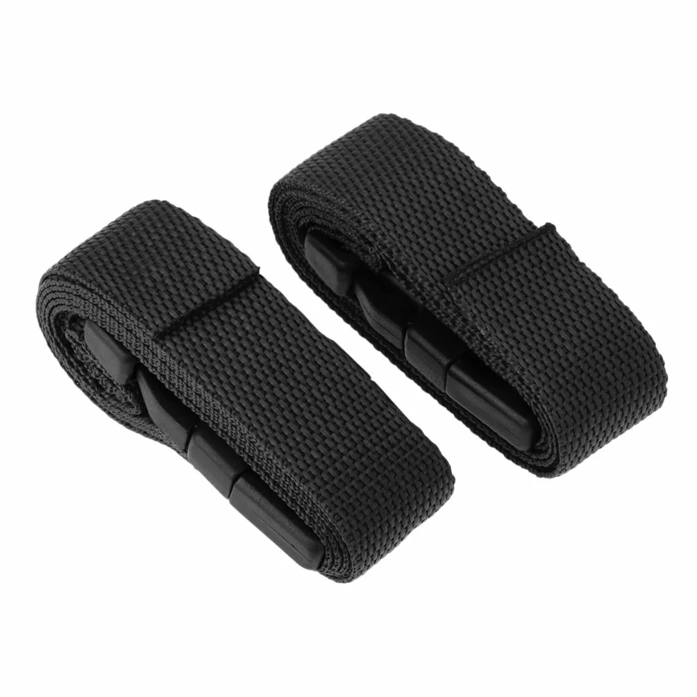 Correas de Carro de Golf con Hebilla - Negro 2pcs