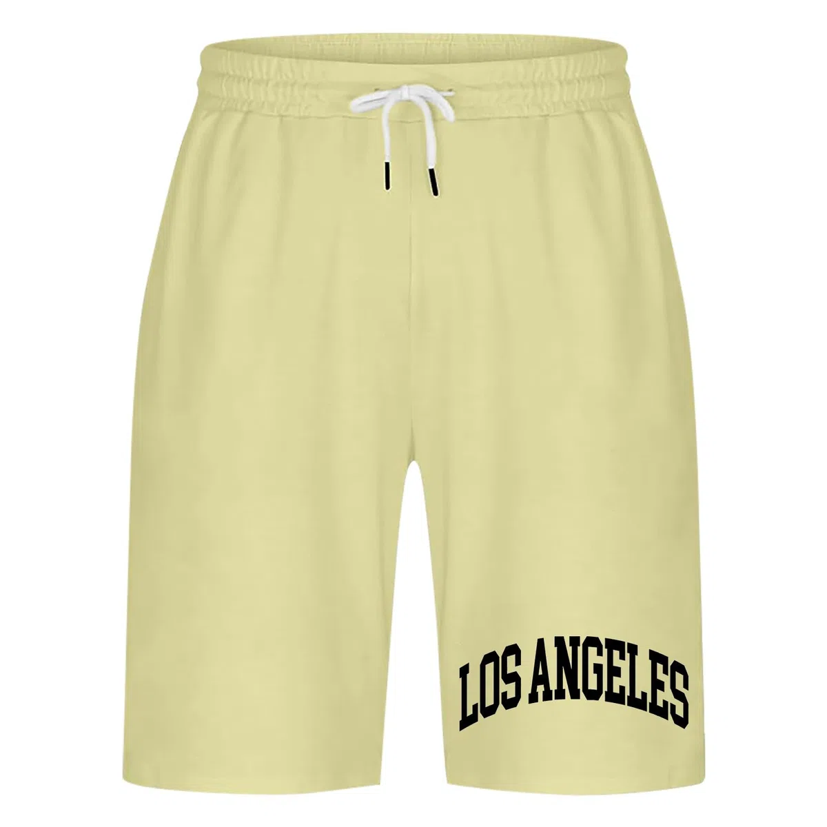 Pantalones cortos deportivos para hombre Los Ángeles con impresión de baloncesto pantalones cortos clásicos de cintura elástica para hombre, transpirables, ligeros, informales, pantalones