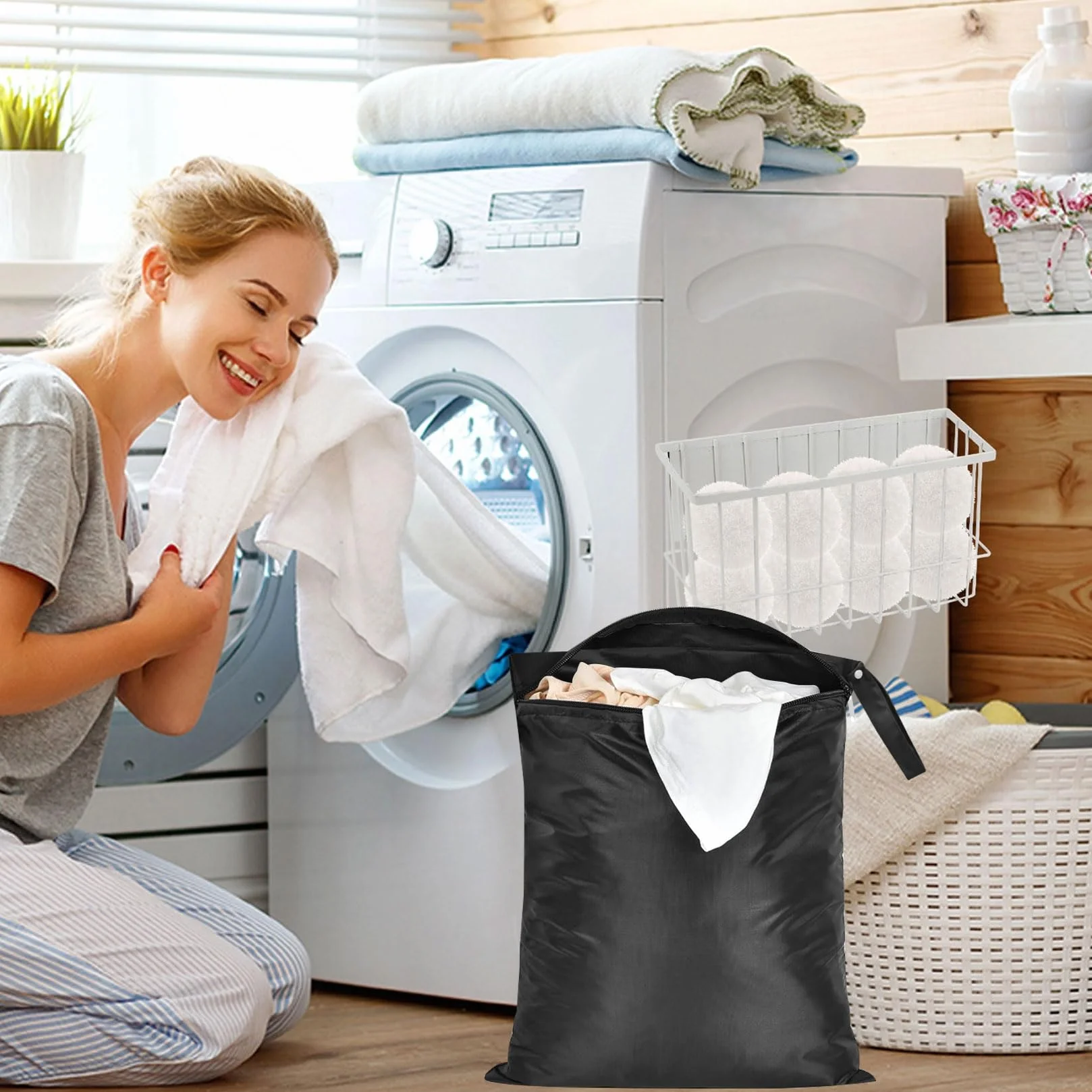 Bolsa Impermeable para Traje de Baño Mojado, Bolsa Mojada para Natación con Cremallera, 4 Piezas para Mujer Playa