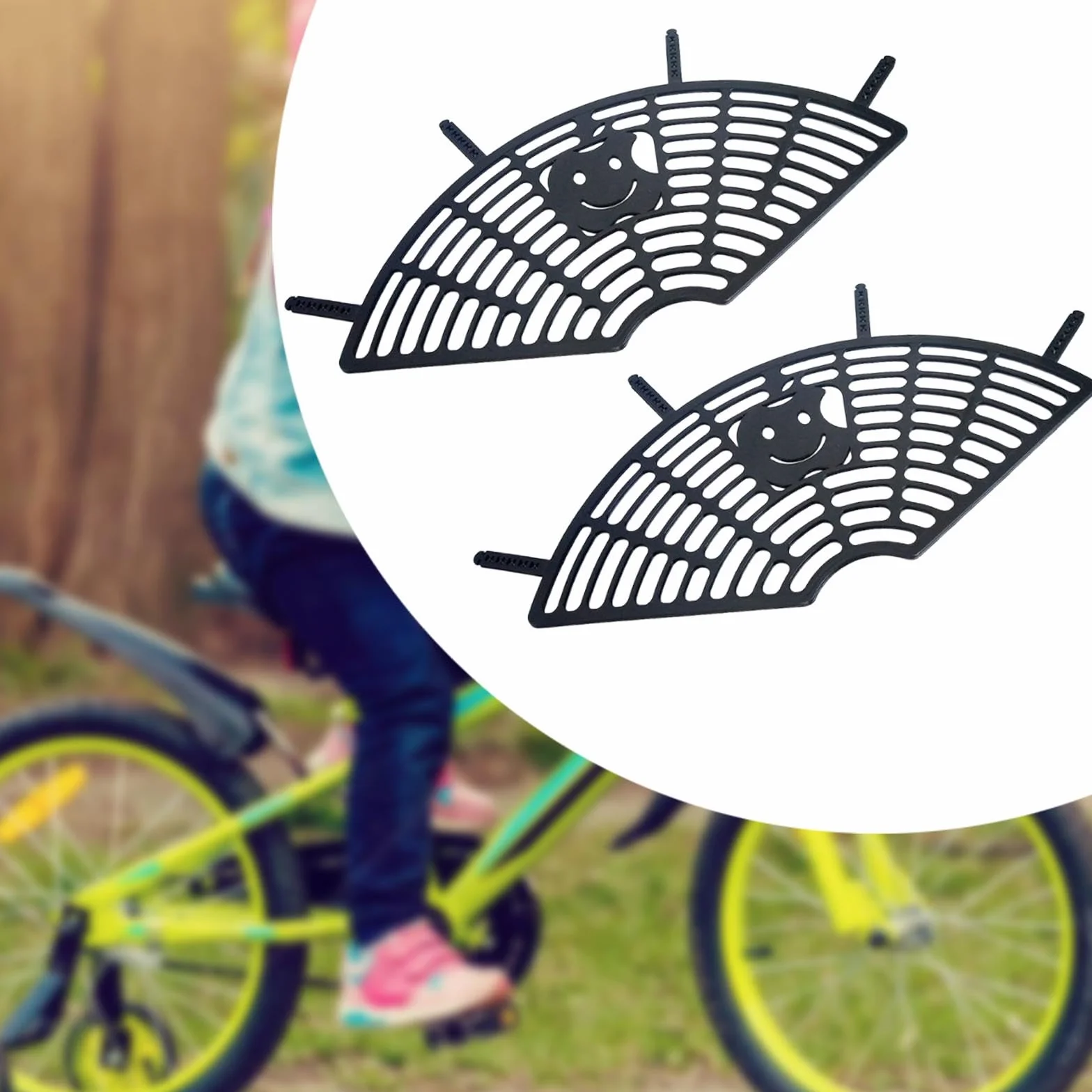 Bicicleta Protector Barra Trasera Asiento Rueda