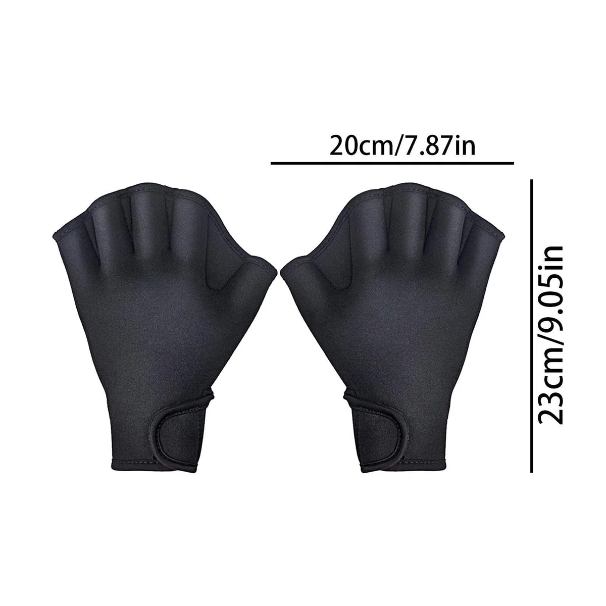 Guantes con palmeado | Guantes de neopreno de remo con natación para fitness de natación, manoplas ligeras para aeróbicos acuáticos, aeróbicos acuáticos,