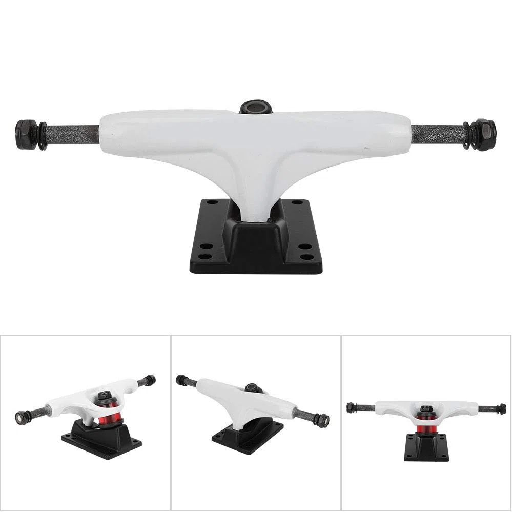Tbest Trucks 8.25,2 Piezas 5 Pulgadas Aleación de Aluminio y Magnesio Puente Profesional Skate Board Bracke