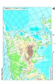 MAPA ASIA FISICO MUDO P/50 UNIDADES
