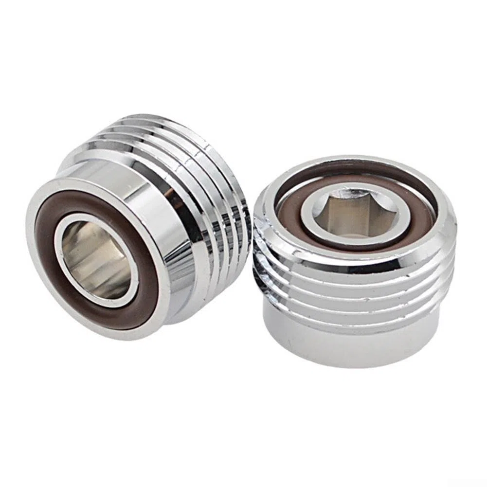 Adaptador de buceo de rosca G5/8 DIN a válvula de yugo convertidor de latón 23 x 16 mm (2 piezas)
