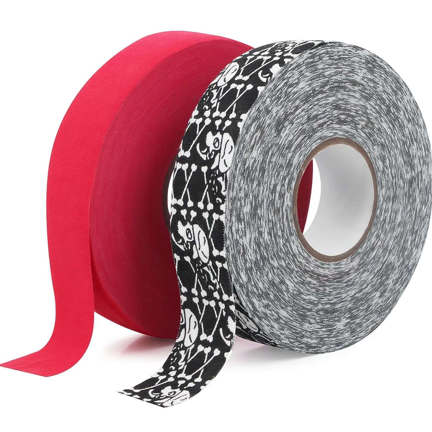 Cinta de Hockey 2 Rollos 2.5cmx25m Antideslizante Agarre Palo Stick