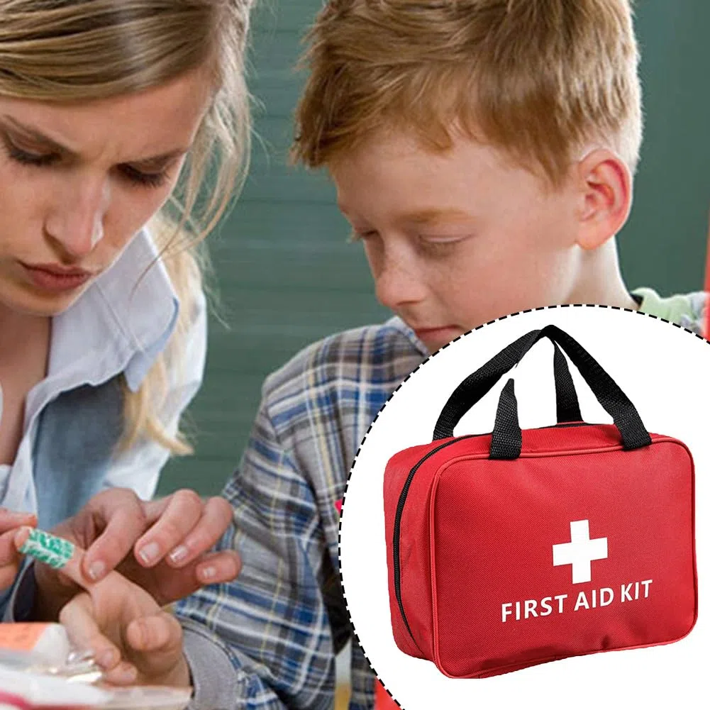 Bolsa De Medicina Portátil, Portátil Bolsa Médica Vacía, Primeros Auxilios Portátil Bolsa, Vacío Botiquín De Primeros Auxilios, Kit De Primeros Auxilios De Viaje Portátil Para Hogar, Camping