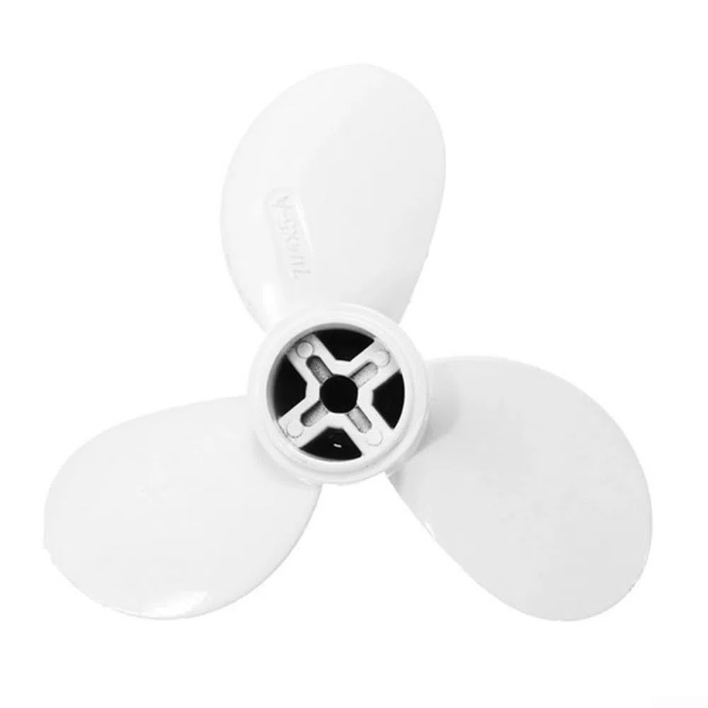 Hélice de motor fuera de borda de aleación de aluminio de 3 cuchillas para 2 para HP Plus 3.5 para motores HP compatible con Ytr para modelos Hangkai 7 1 sobre 4 x 5-a paso