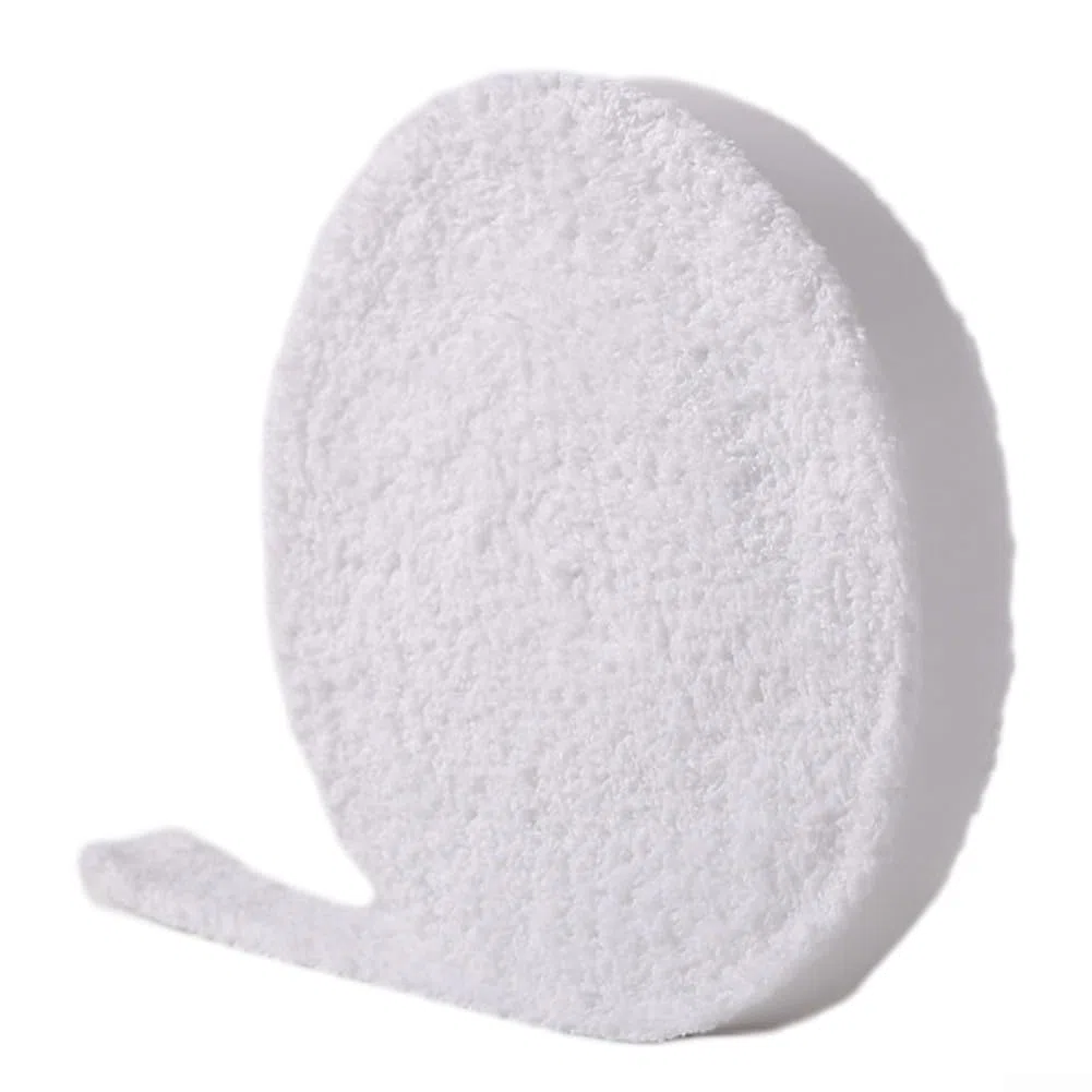 10M Toalla Grip Wrap para raquetas de bádminton y tenis, cómodo y antideslizante (blanco)