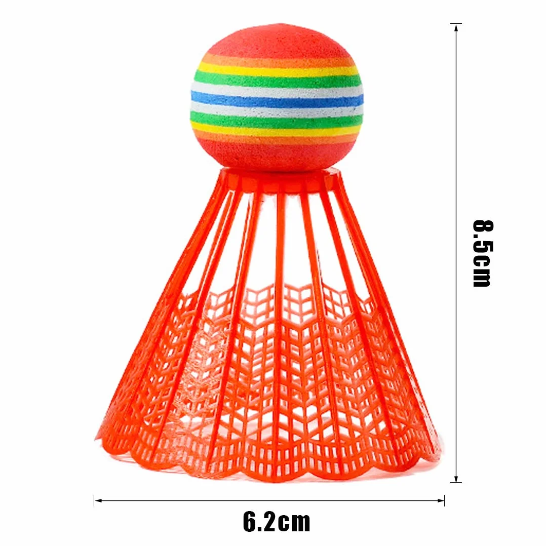 Volantes de Bádminton O-Kinee 10 Piezas Plástico de Colores con Estabilidad y Durabilidad para Entrenamiento