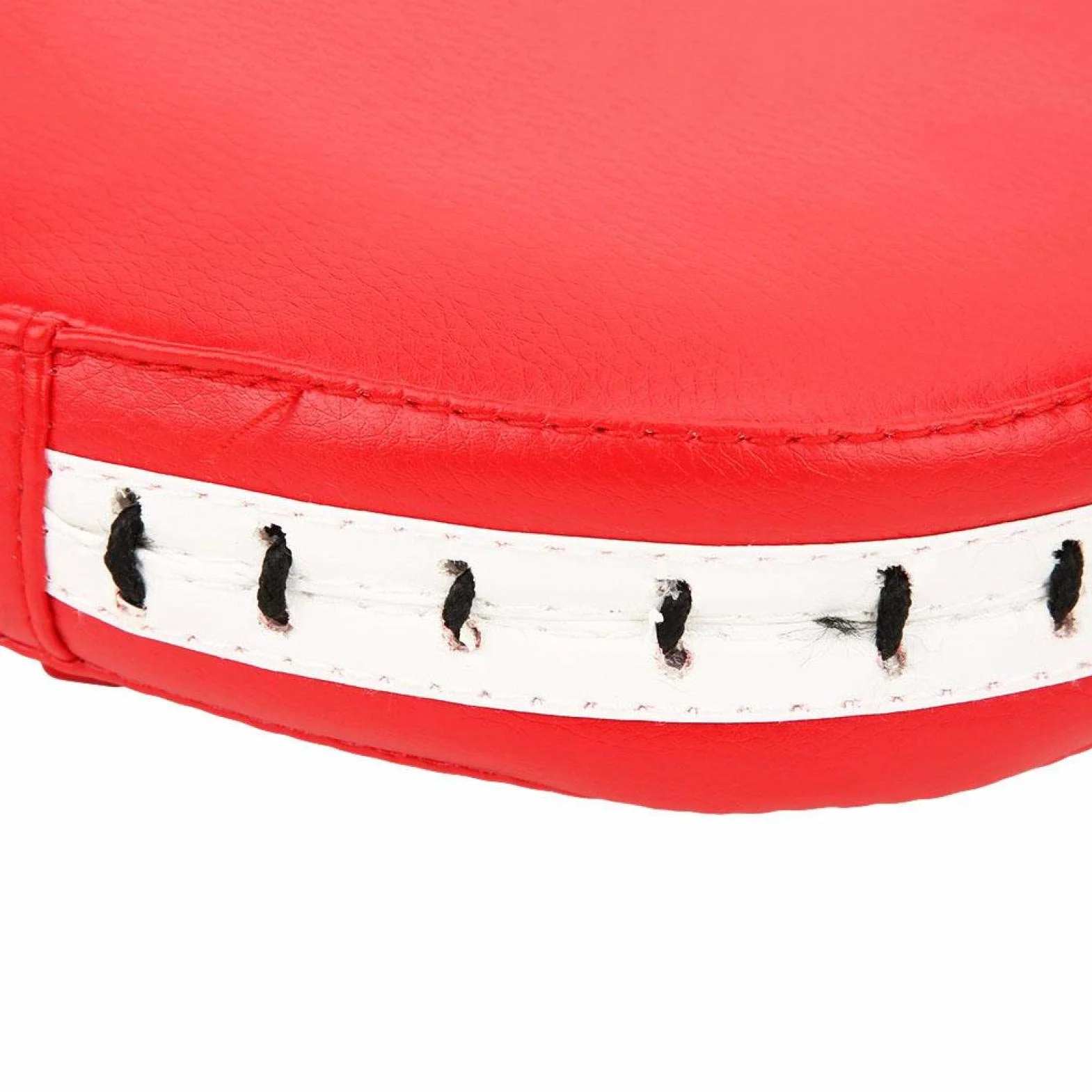Guante de Boxeo Almohadilla de Mano Focus Punch Pad Kick Palm Pad Entrenamiento Sanda Taekwondo Rojo
