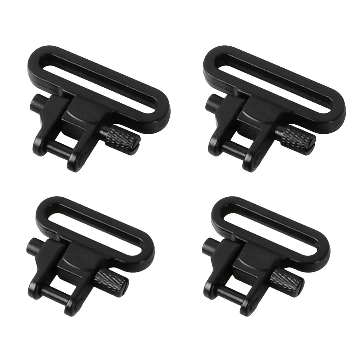 Quick Release Sling Swivel Soporte Adaptador Metal Rápido Pistola Desmontable Correa Sling Montaje Anillo, Eslabón Giratorio Tactical Bolt Studs Tornillos Giratorios Resistentes para Máquina