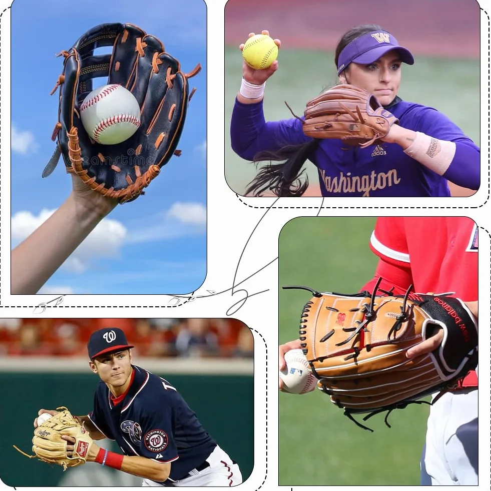 GORGECRAFT Kit de Cordones de Cuero para Guantes de Béisbol 5mm 6m 3 Rollos con Aguja de Acero Inoxidable