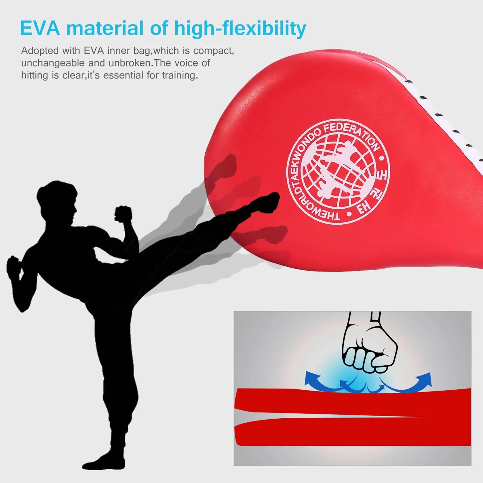 Kick Pad Target Tae Kwon Do Karate Kickboxing Entrenamiento