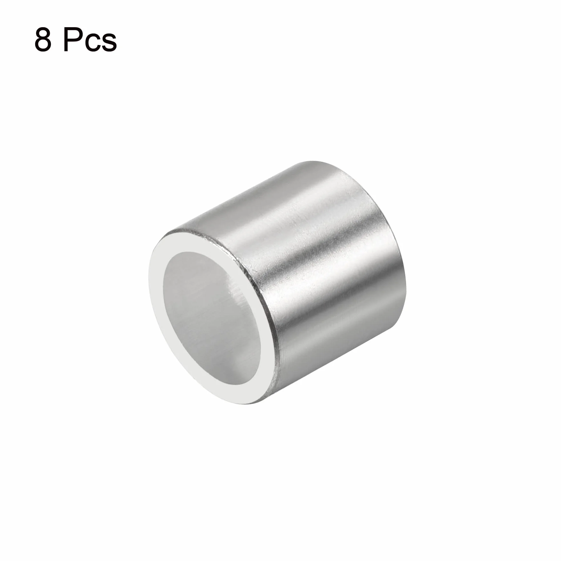 PATIKIL Línea Eje Rodamientos Espaciadores, 8 Paquetes Patines Velocidad Espaciador Herraje Aluminio para 8mm Eje Rodillo, Plata