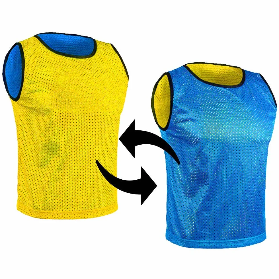 Petos Respirable de Fútbol - Camisetas de Malla Abierta Ligera, Chaleco de Entrenamiento para Mujeres y Hombres