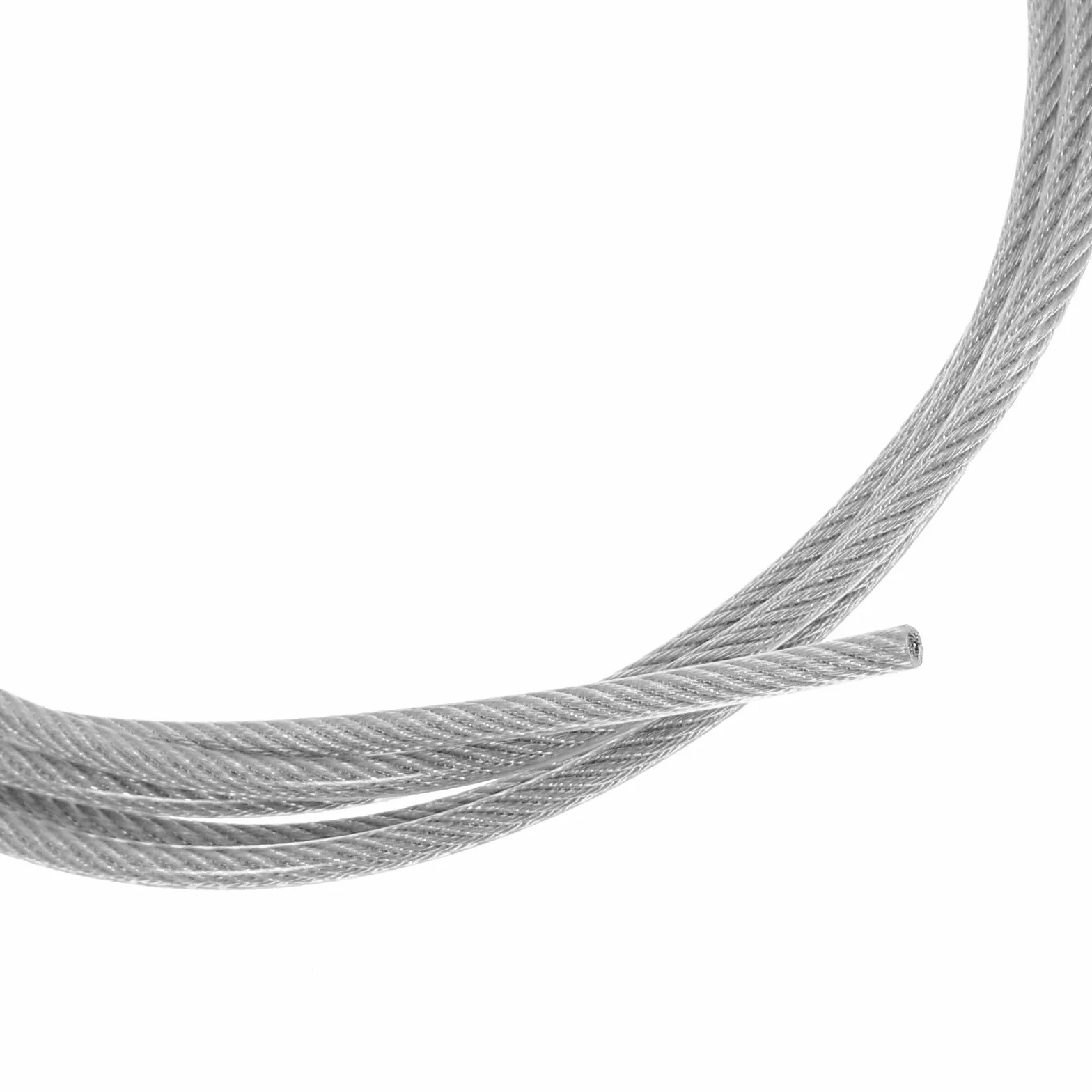 STOBAZA Cuerda para Red de Baloncesto, Cable de Acero Duradero en 2 Piezas, Accesorio de Fijación