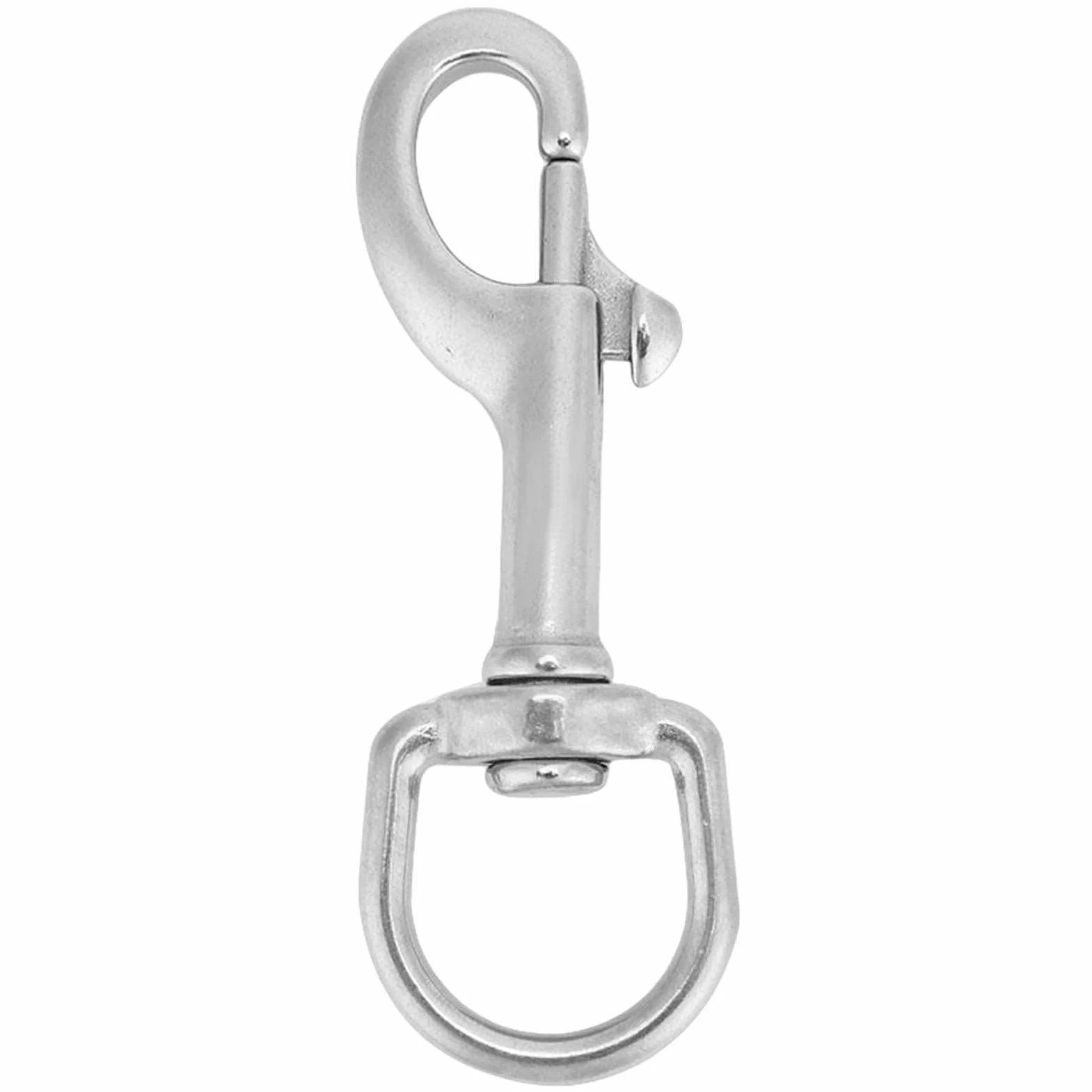 316 Gancho De Acero Inoxidable De Resorte Giratorio De Ojos Juego De Pernos Buceo Accesorio (90MM, Blanco)