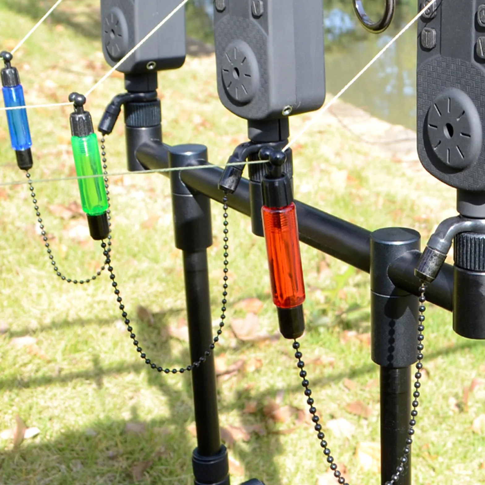 NIYATA 4 unids cadena indicador mordida para pesca carpa
