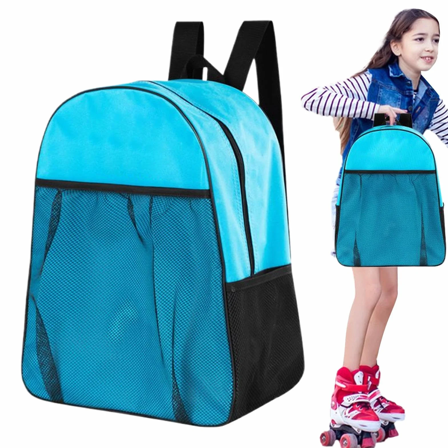 Mochila para Patines Gran Capacidad Impermeable 35x17x43cm