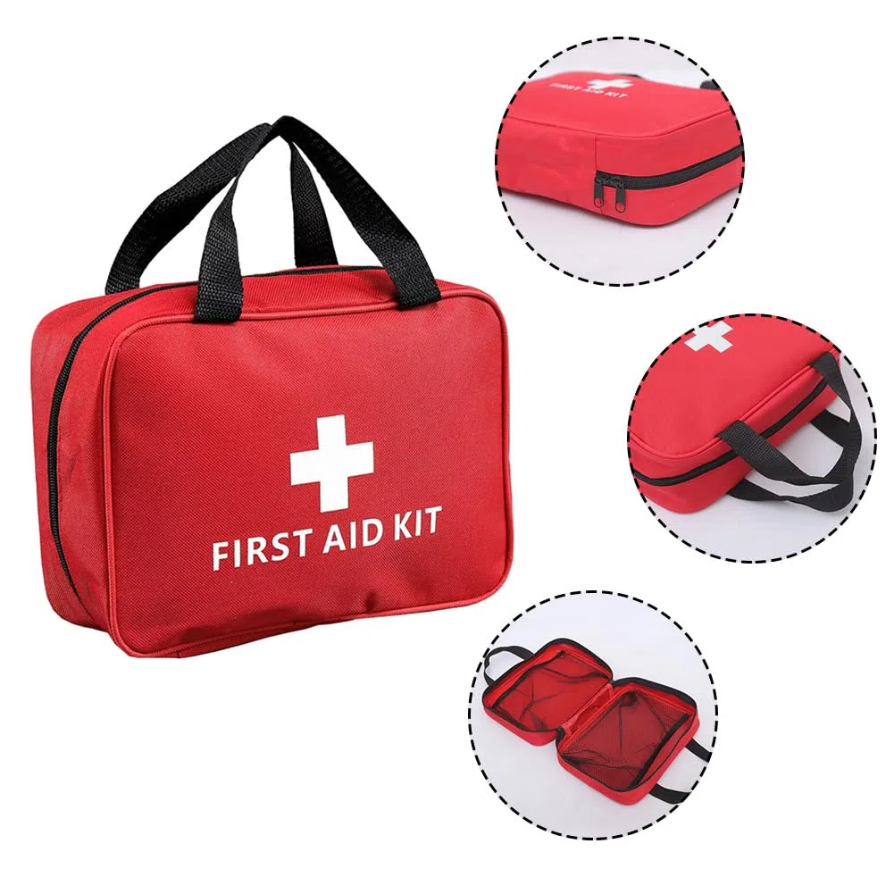 Bolsa De Medicina Portátil, Portátil Bolsa Médica Vacía, Primeros Auxilios Portátil Bolsa, Vacío Botiquín De Primeros Auxilios, Kit De Primeros Auxilios De Viaje Portátil Para Hogar, Camping
