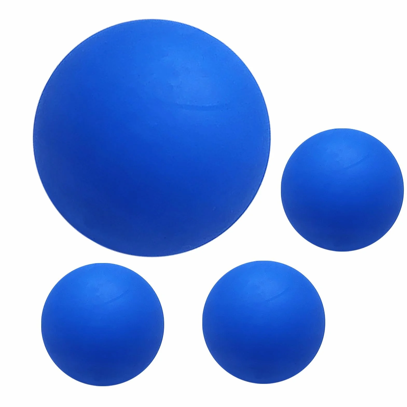 Pelota de squash para principiantes, 4 unidades, goma de alta elasticidad