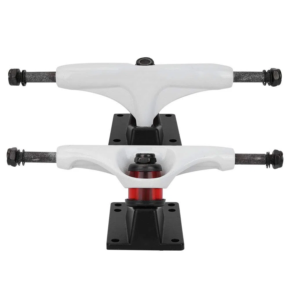 Tbest Trucks 8.25,2 Piezas 5 Pulgadas Aleación de Aluminio y Magnesio Puente Profesional Skate Board Bracke